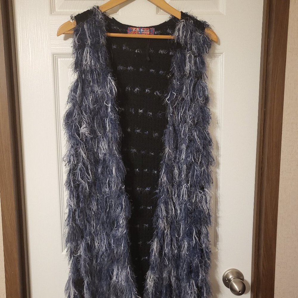 A winter fuzzy vest!